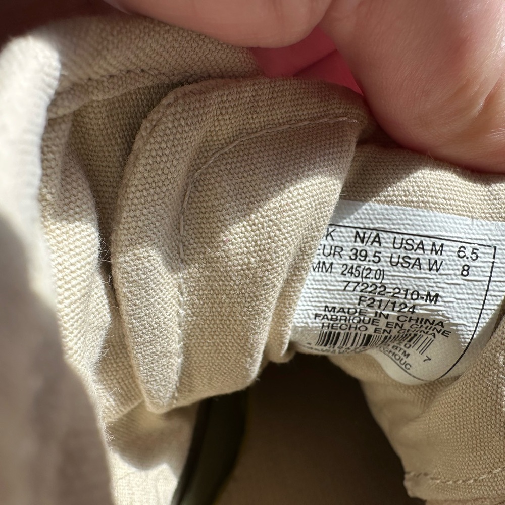 Palladium Pampa Hi Cream Canvas High-Tops size 8 women’s 6.5 men’s - Picture 5 of 6